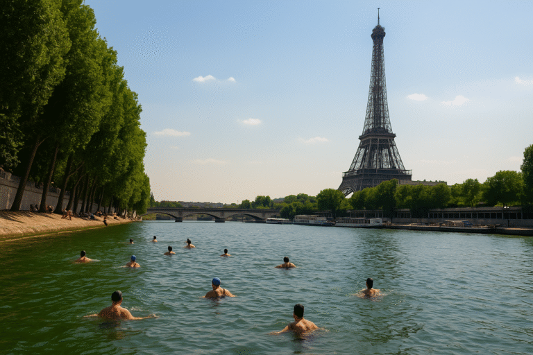 Paris’te 102 Yıl Sonra Seine Nehri’nde Yüzme Yeniden Serbest!