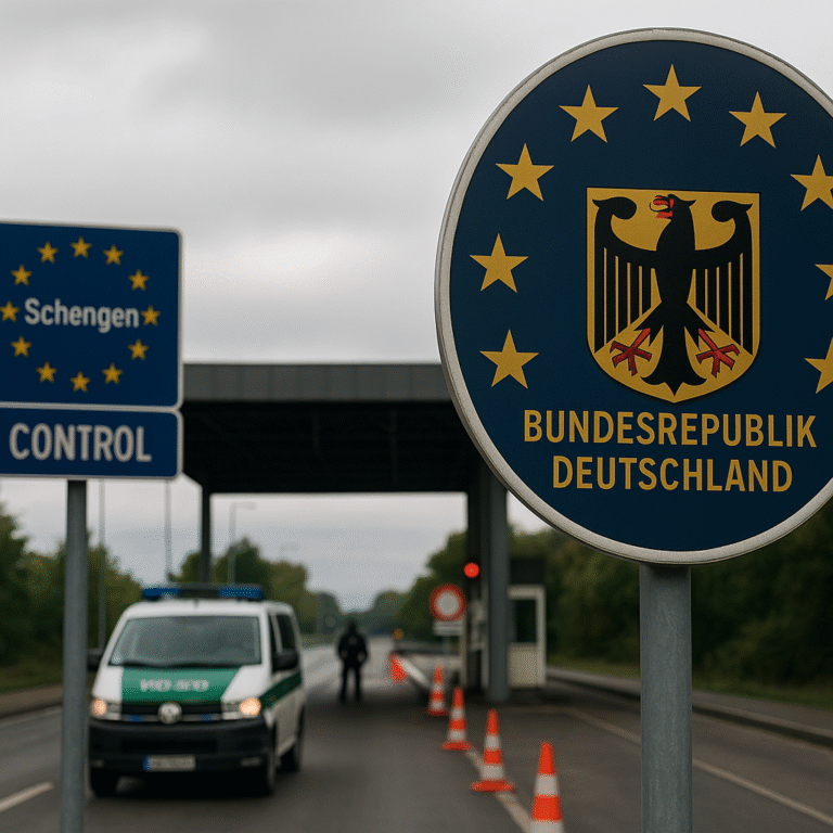 Almanya’da Sınır Kontrolleri Eylül Sonrası da Sürecek – Schengen’de Yeni Kriz Kapıda